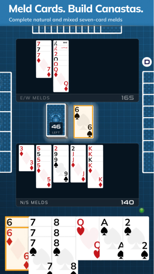 Classic Canasta app screenshot 2
